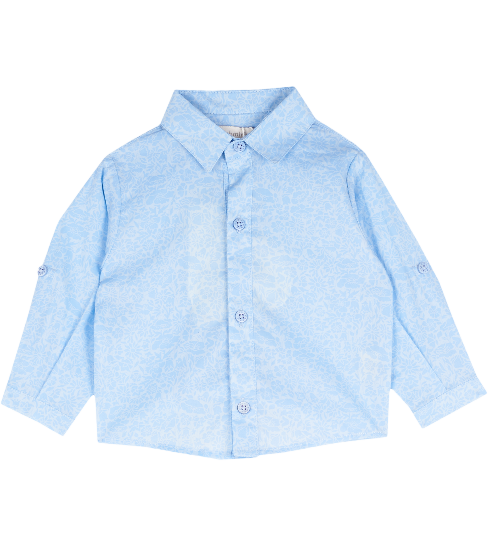 Baby Boy - Davide 100% Cotton Classic Shirt in Nature Prints