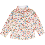 Baby Boy - Oliver 100% Cotton Classic Collar Shirt With Playtime Prints