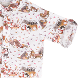 Baby Boy - Davide Cotton Classic Collar Shirt in Animal Prints