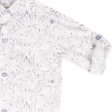 Baby Boy - Davide Cotton Classic Collar Shirt in Animal Prints