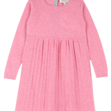 Cashmere Knitted Dress With Frill Detail