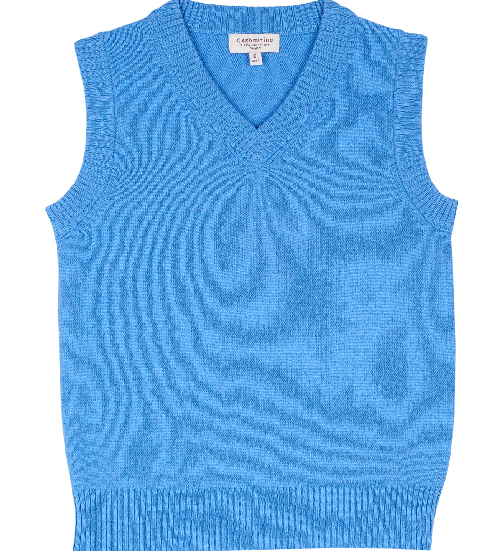 Boy - LMGILV167 100% Cashmere Sleeveless Cardigan