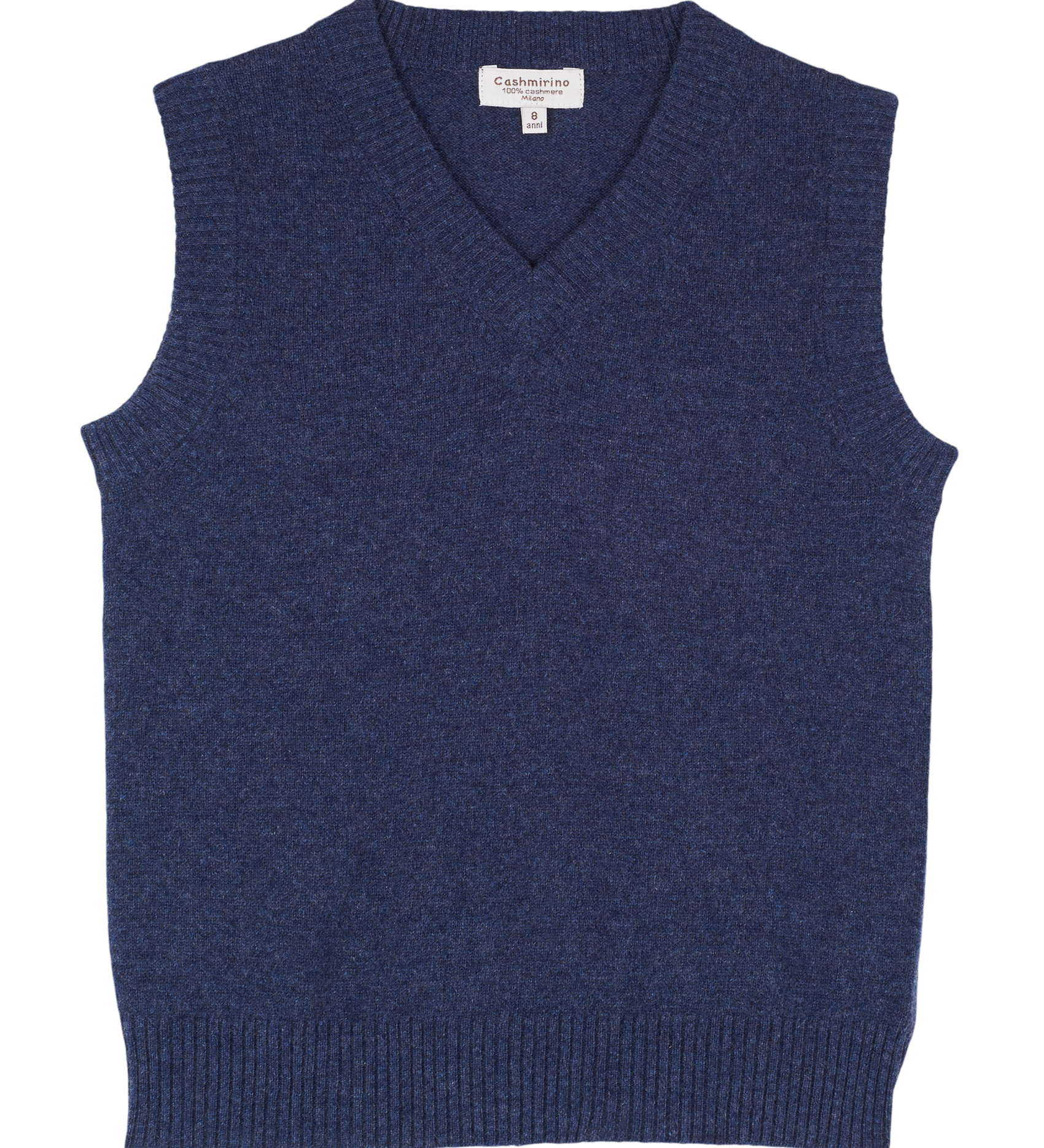 Boy - LMGILV167 100% Cashmere Sleeveless Cardigan