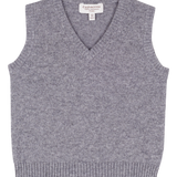 Boy - LMGILV167 100% Cashmere Sleeveless Cardigan