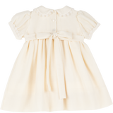 Baby Girl - Diana Hand Embroidered 100% Wool Smocked Christening Dress