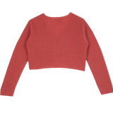 Girl - Brielle Cashmere Shrug in Braided Stitch