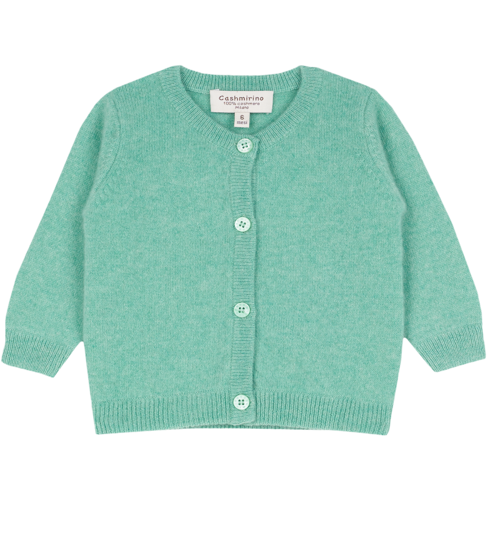 Baby Girl - Sofi Colourful Cashmere Crew Neck Everyday Cardigan