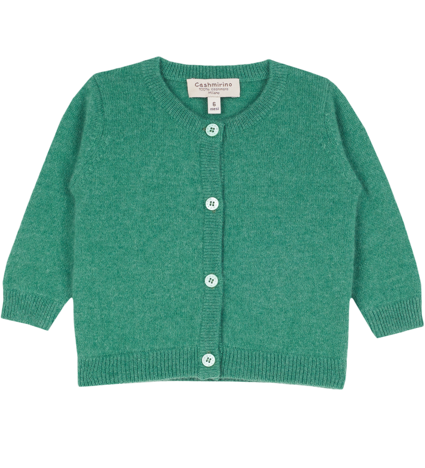 Baby Girl - Sofi Colourful Cashmere Crew Neck Everyday Cardigan