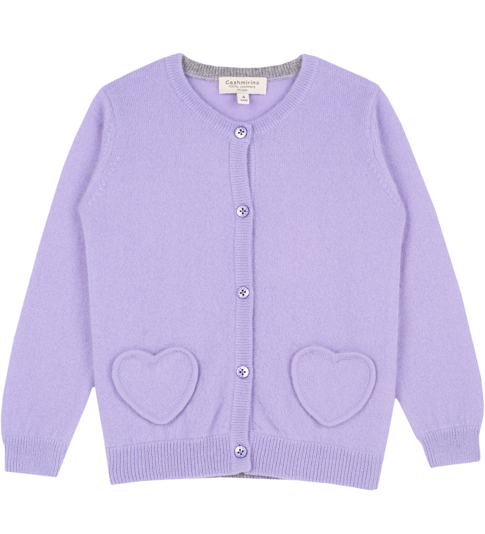 Girl - Sweetheart Cashmere cardigan