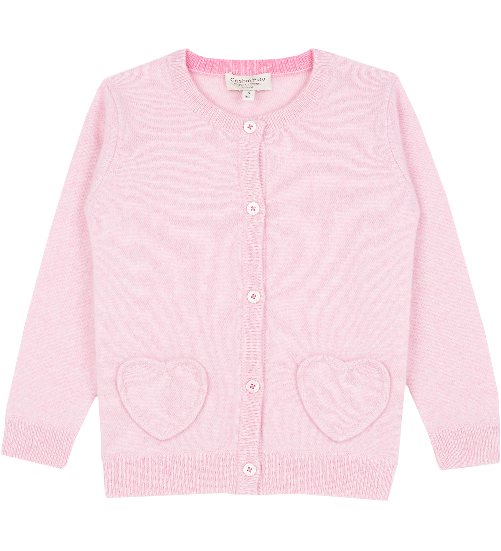 Girl - Sweetheart Cashmere cardigan