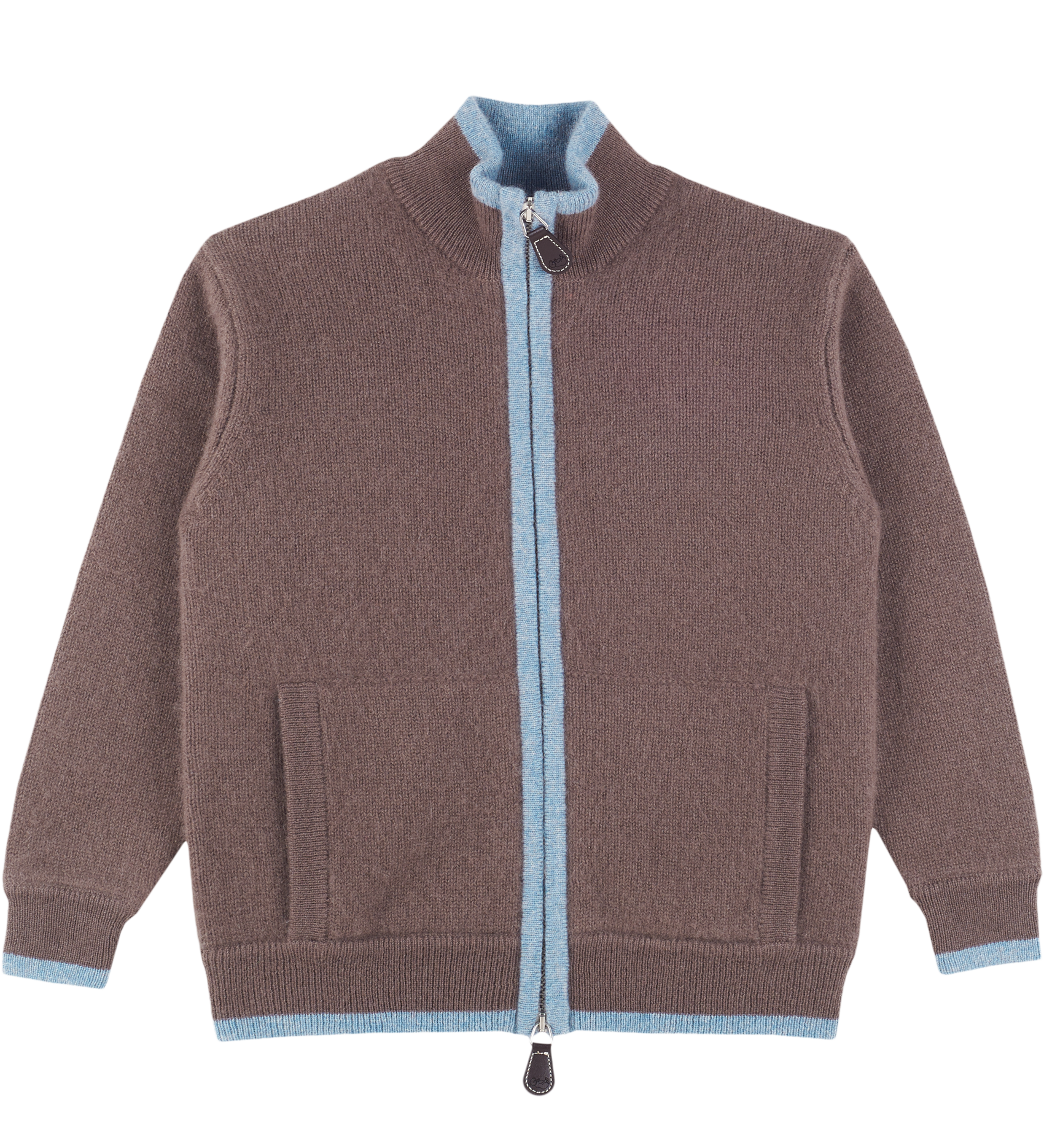 Boy - Jorge 100% Cashmere High Neck Cardigan