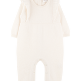 Baby Girl - Fleur Cashmere Romper with Frills