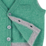 Baby Boy - Benjamin 100% Cashmere V-Neck Sleeveless Cardigan With Pocket