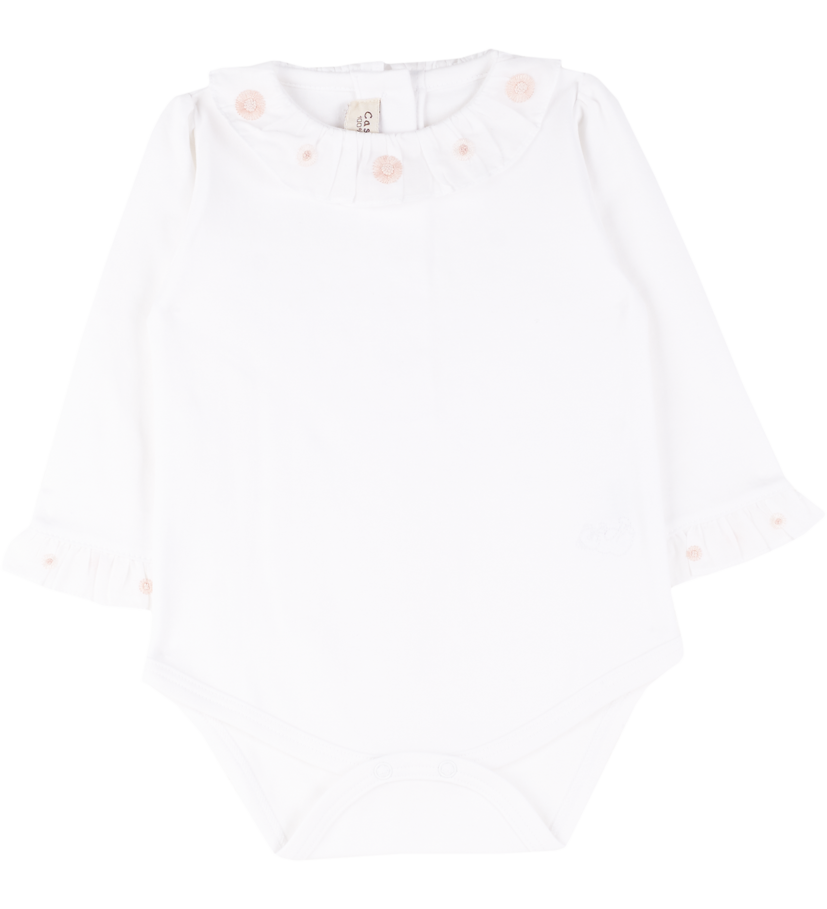 Baby Girl - Margherita 100% Pima Cotton Long Sleeve Bodysuit