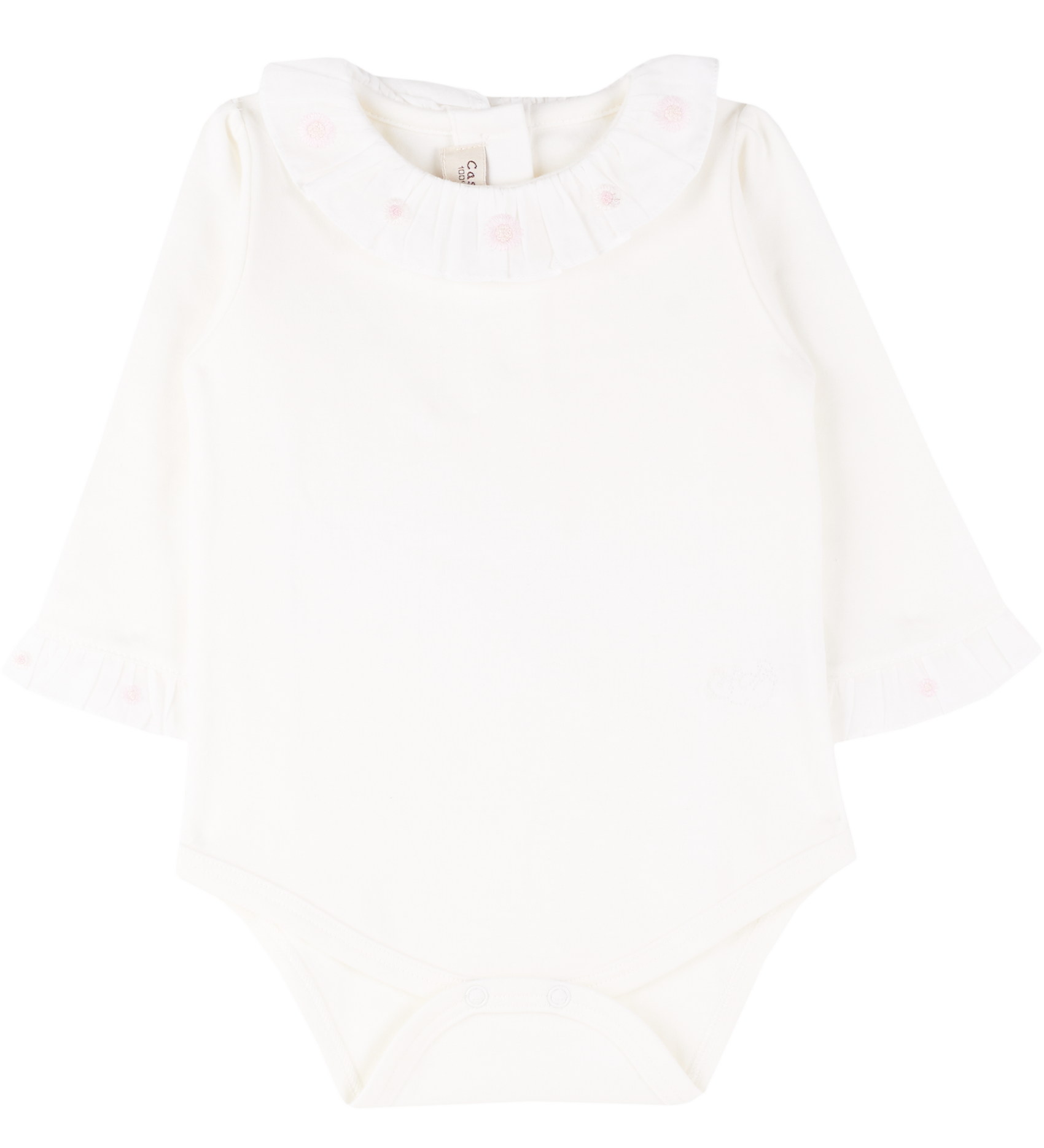 Baby Girl - Margherita 100% Pima Cotton Long Sleeve Bodysuit