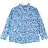 Boy - Oliver 100% Cotton Classic Collar Shirt With Floral Prints