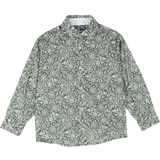 Boy - Oliver 100% Cotton Classic Collar Shirt With Floral Prints