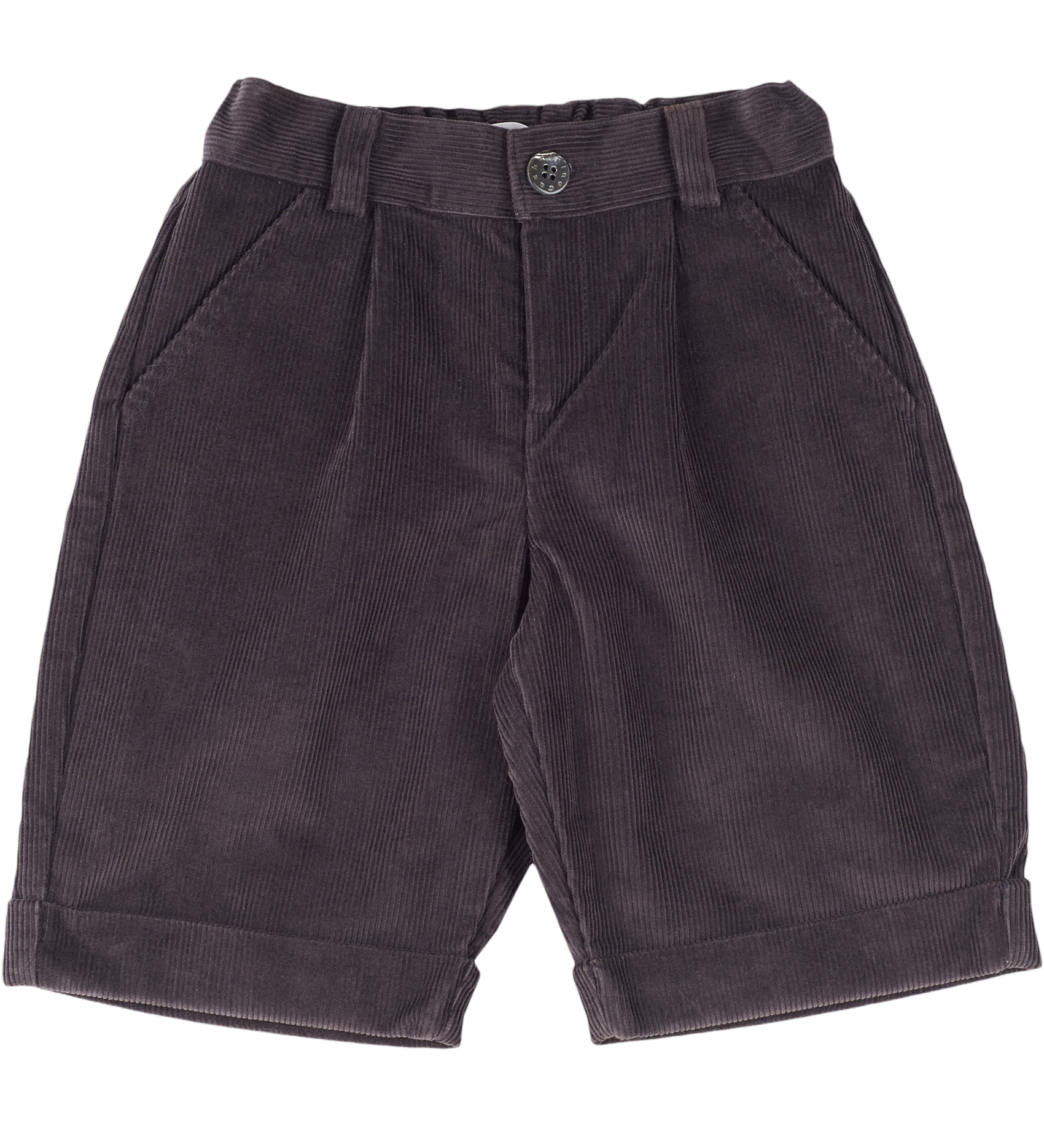 Boy - 100% Corduroy Cotton Bermuda Shorts