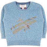 Baby Boy - Mitch Cashmere Jumper with Plane Intarsia