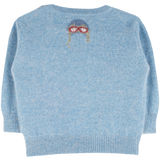 Baby Boy - Mitch Cashmere Jumper with Plane Intarsia