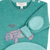 Baby Boy - Dom Cashmere Jumper with Car Intarsia