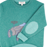 Boy - Dom Cashmere Jumper with Car Intarsia