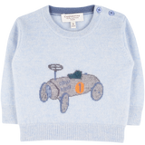 Baby Boy - Dom Cashmere Jumper with Car Intarsia