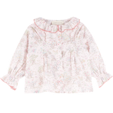 Baby Girl - Callie 100% Cotton Blouse with Pleats in Nature Prints