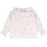 Baby Girl - Callie 100% Cotton Blouse with Pleats in Nature Prints