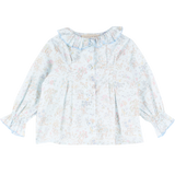 Baby Girl - Callie 100% Cotton Blouse with Pleats in Nature Prints