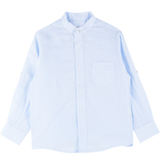 Boy - Rowan 100% Linen Grandad Collar Shirt With Pocket