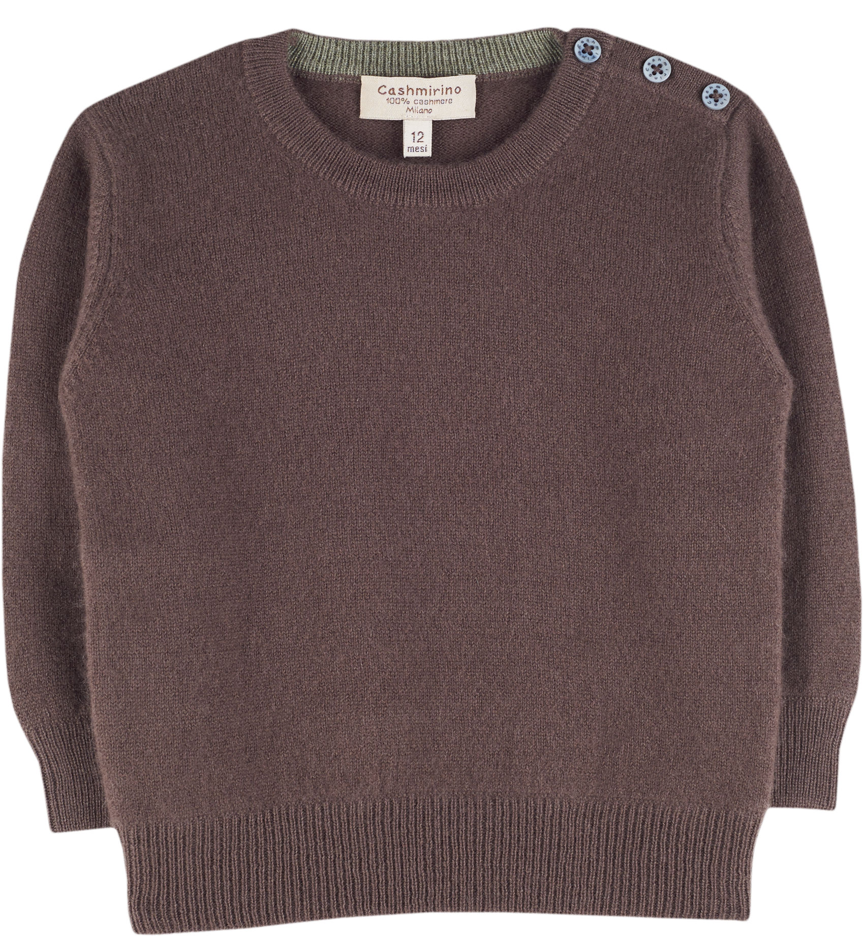 Baby Boy - Nico 100% Cashmere Crew Neck Jumper