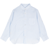 Boy - Rowan 100% Linen Grandad Collar Shirt With Pocket