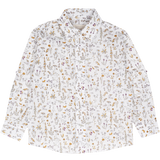 Boy - Davide 100% Cotton Classic Shirt in Nature Prints