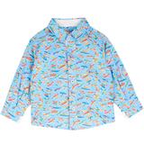 Baby Boy - Oliver 100% Cotton Classic Collar Shirt With Playtime Prints