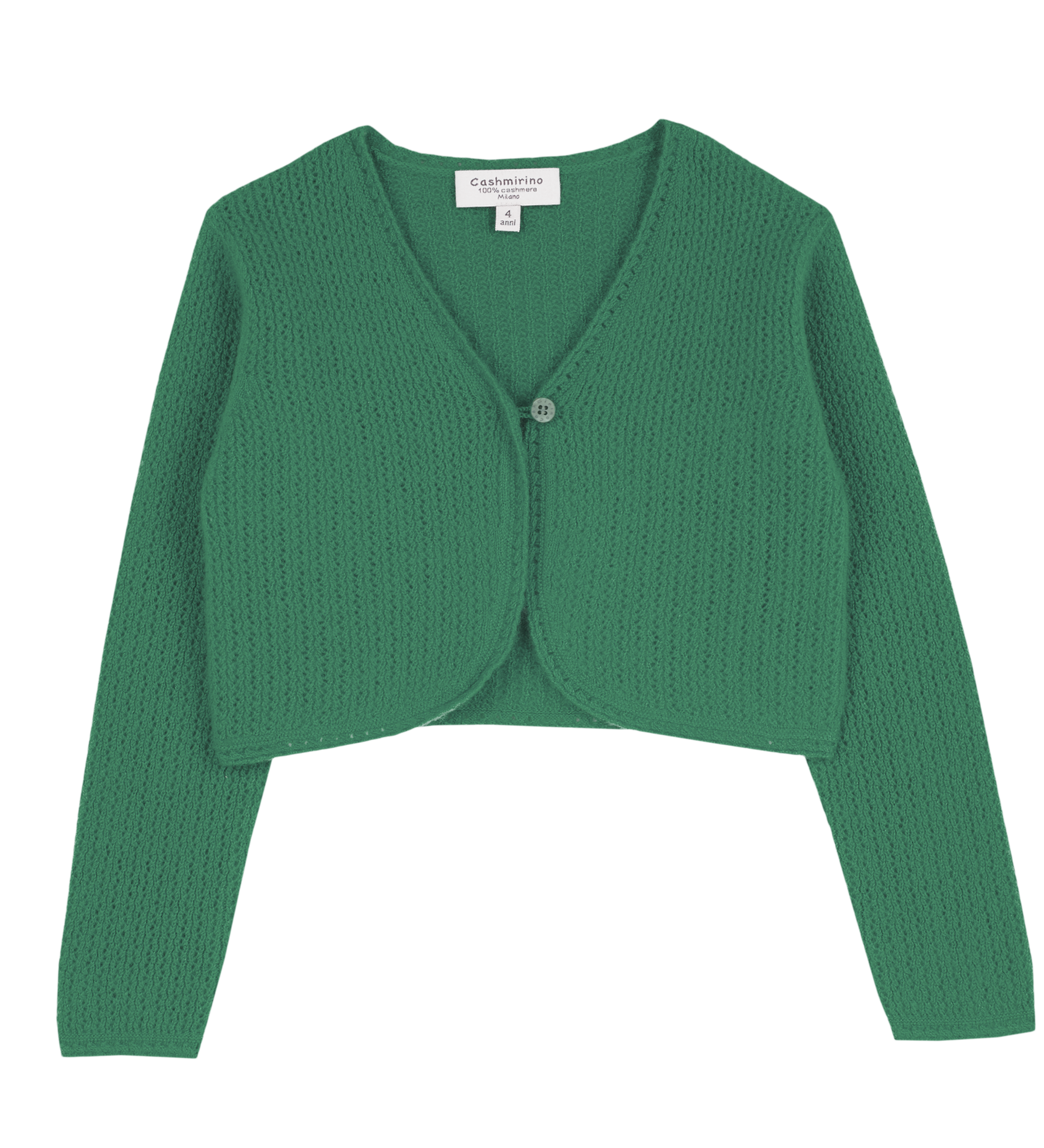 Girl - Brielle Cashmere Shrug in Braided Stitch