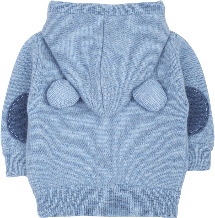 Baby Boy - Emilio 100% Cashmere Acorn Stitch Teddy Bear Set – Cashmirino