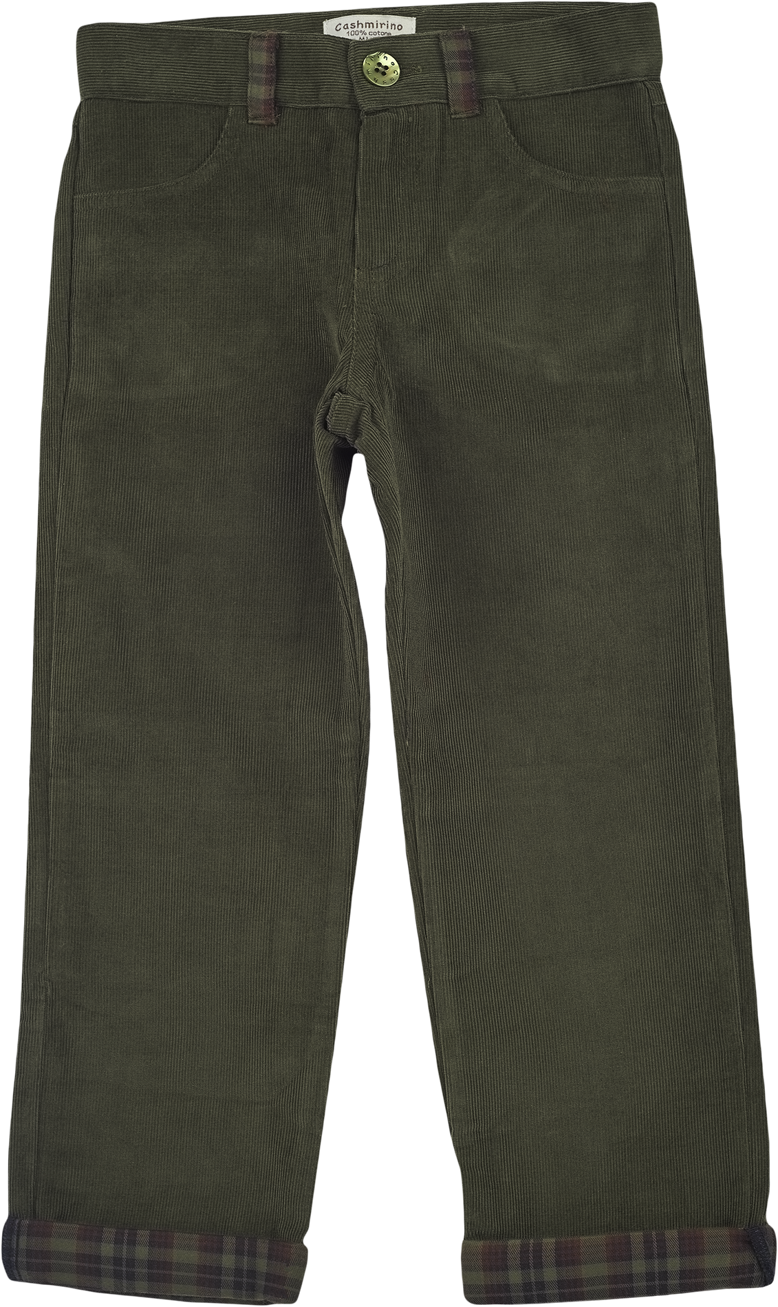 Pure Cotton Cord Trousers 03 Yrs