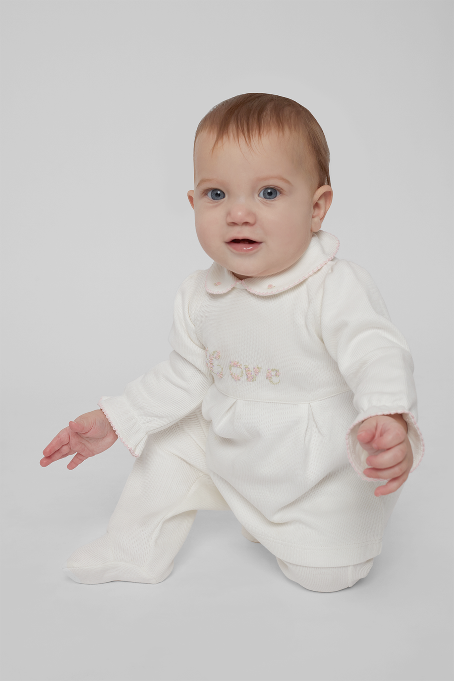 Baby Girl - Valentina 100% Pima Cotton Baby Doll Top and Leggings Set –  Cashmirino
